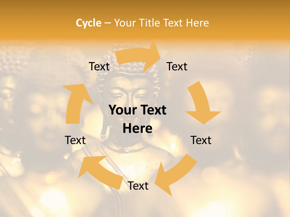 Wat Architecture God PowerPoint Template