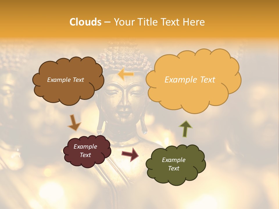 Wat Architecture God PowerPoint Template