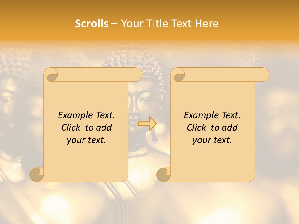 Wat Architecture God PowerPoint Template