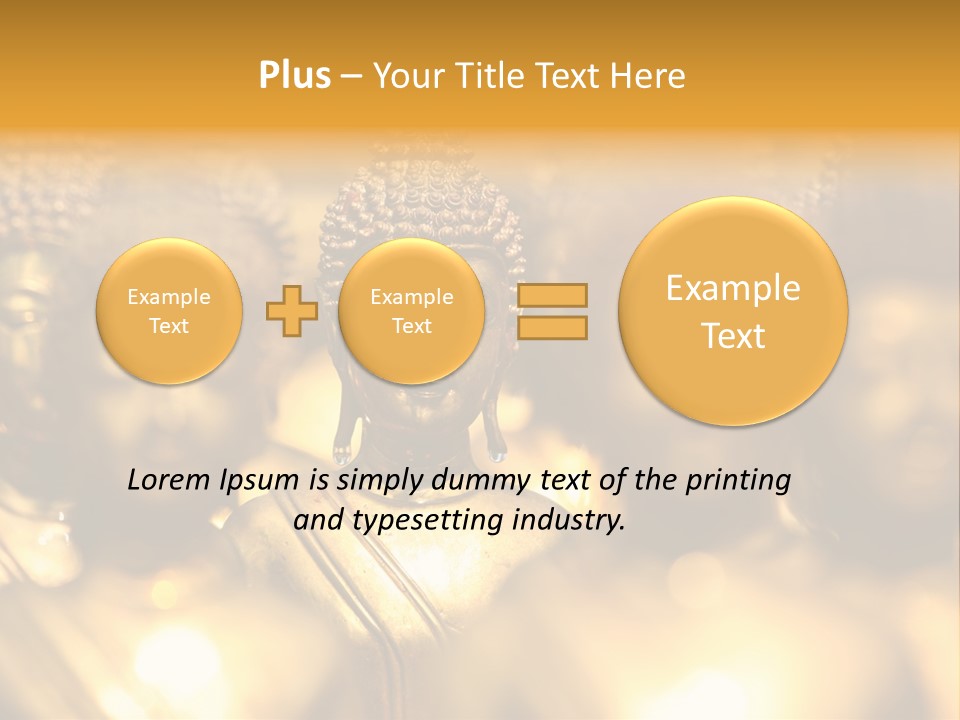 Wat Architecture God PowerPoint Template