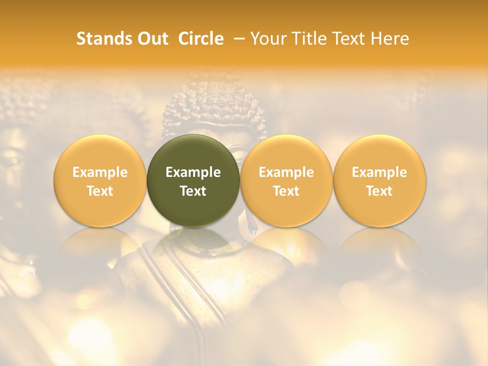 Wat Architecture God PowerPoint Template