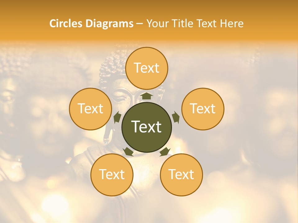 Wat Architecture God PowerPoint Template