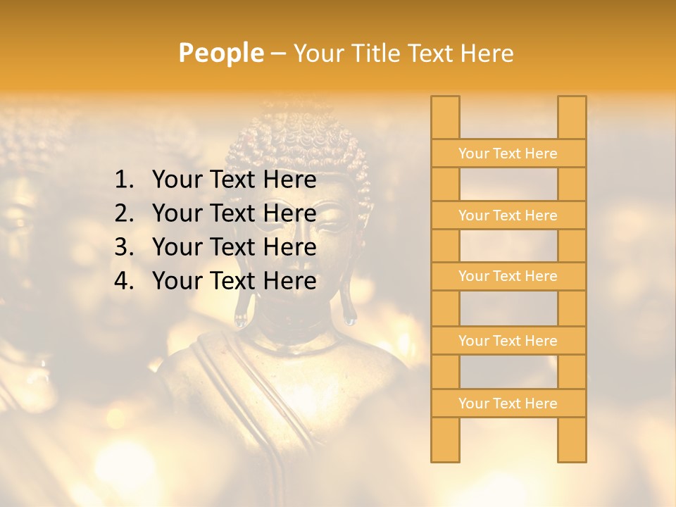 Wat Architecture God PowerPoint Template