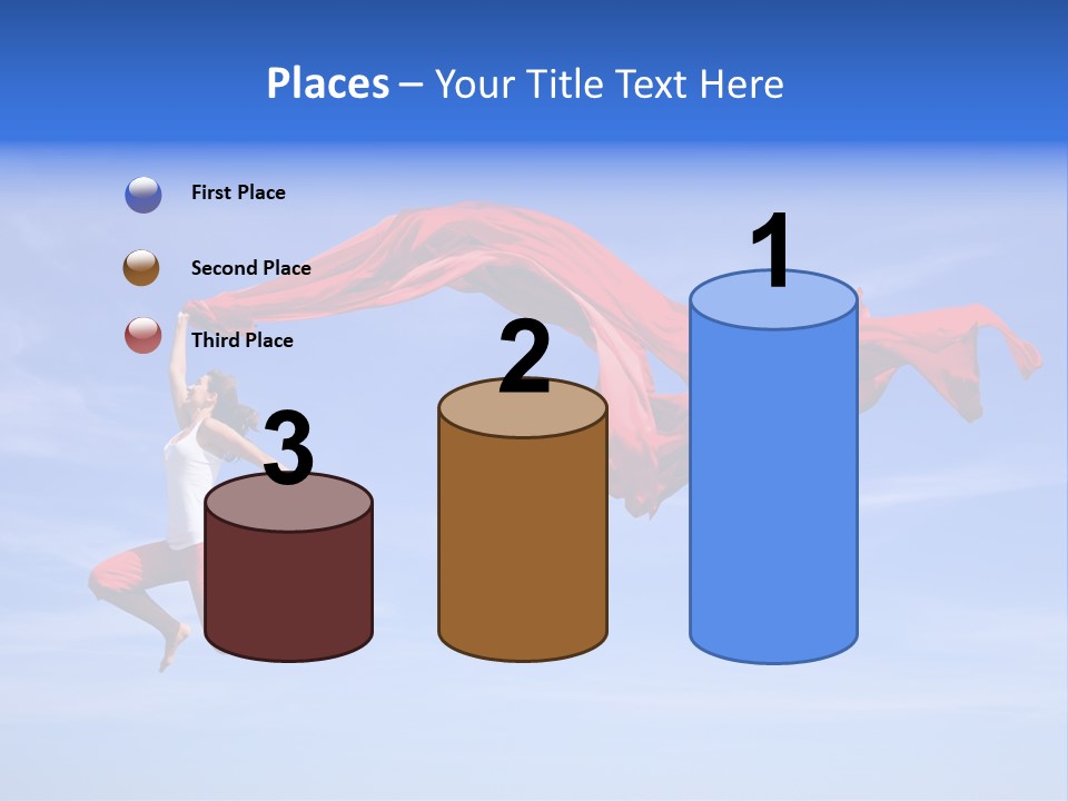 Color Spring Landscape PowerPoint Template