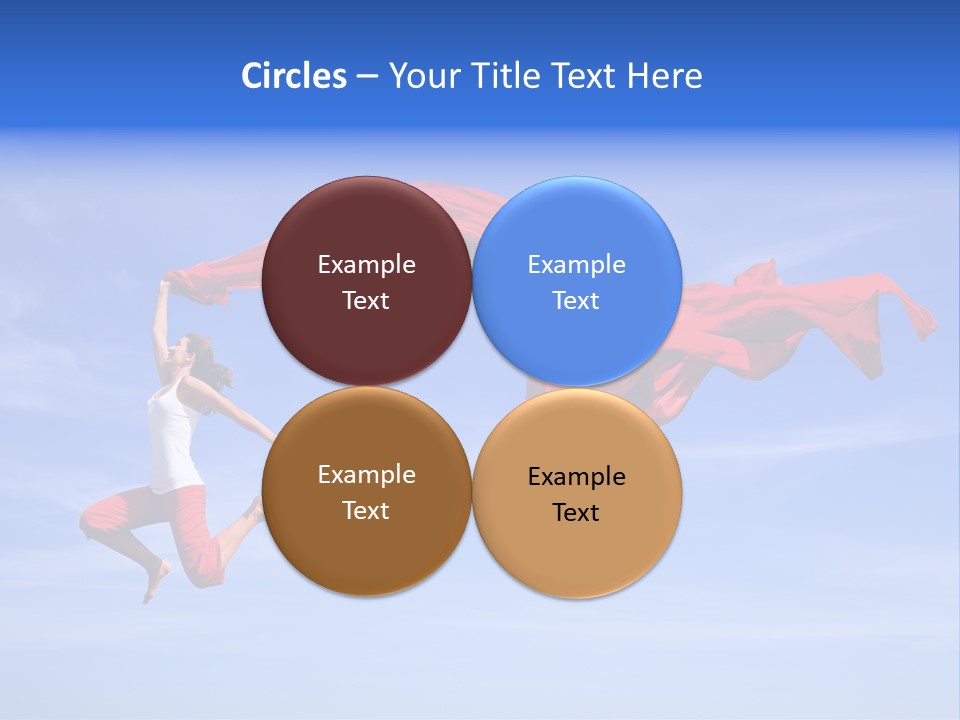 Color Spring Landscape PowerPoint Template