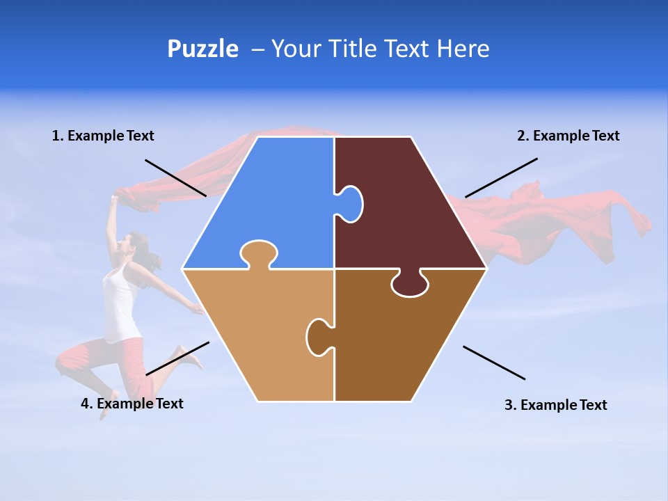 Color Spring Landscape PowerPoint Template