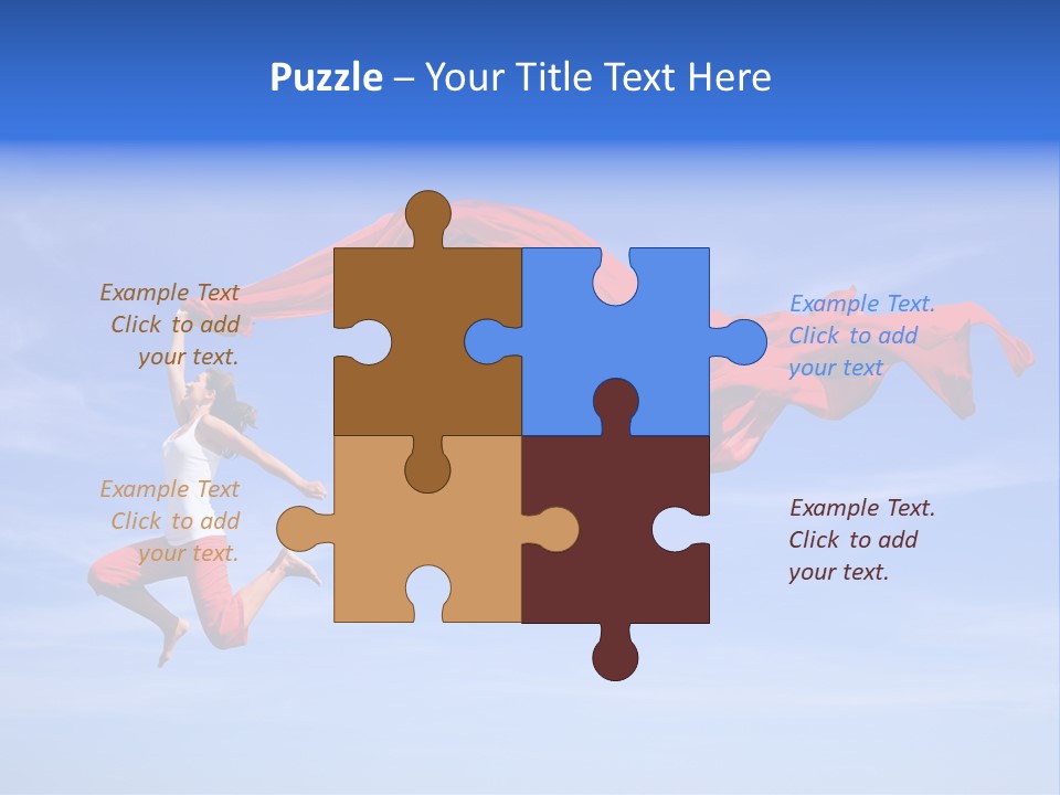 Color Spring Landscape PowerPoint Template