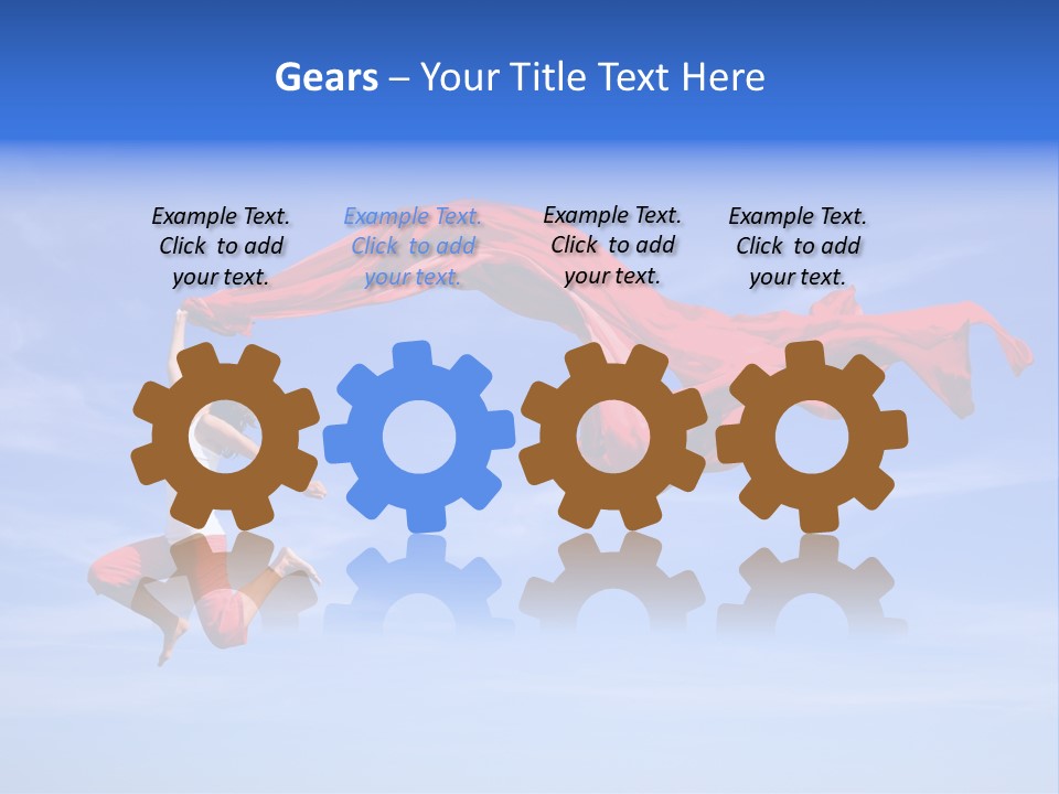 Color Spring Landscape PowerPoint Template