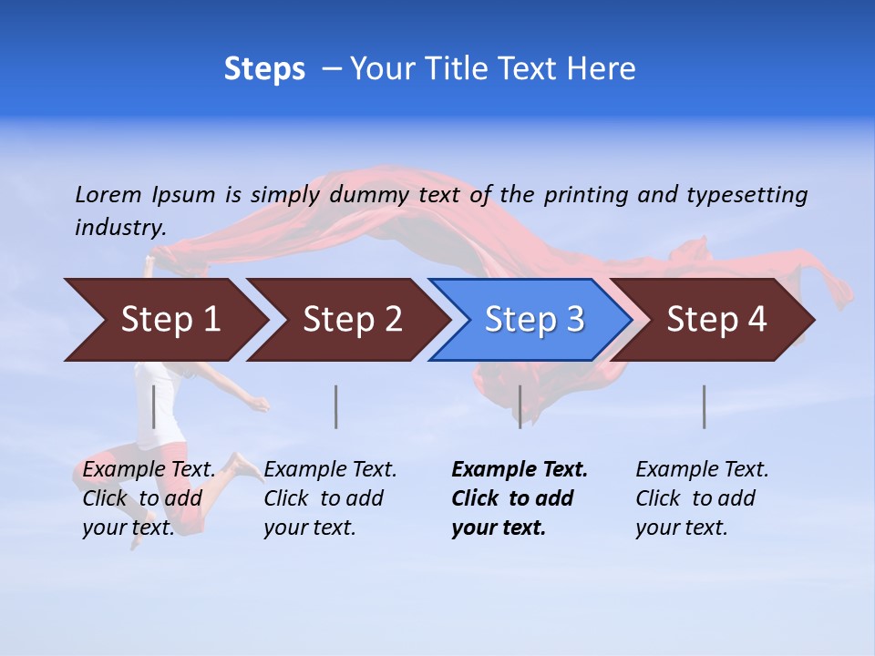 Color Spring Landscape PowerPoint Template