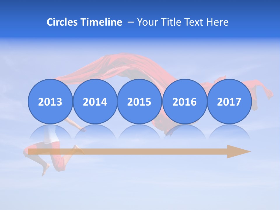 Color Spring Landscape PowerPoint Template