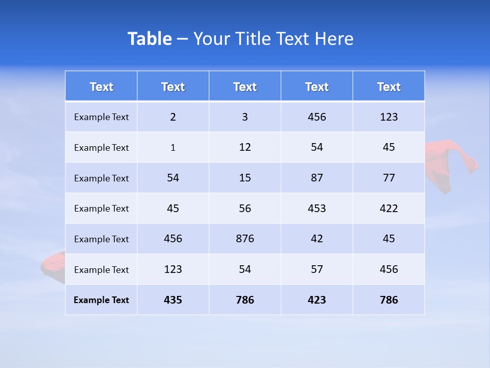 Color Spring Landscape PowerPoint Template