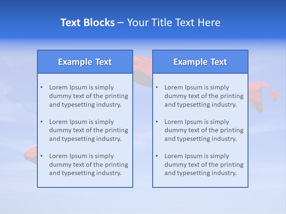 Color Spring Landscape PowerPoint Template