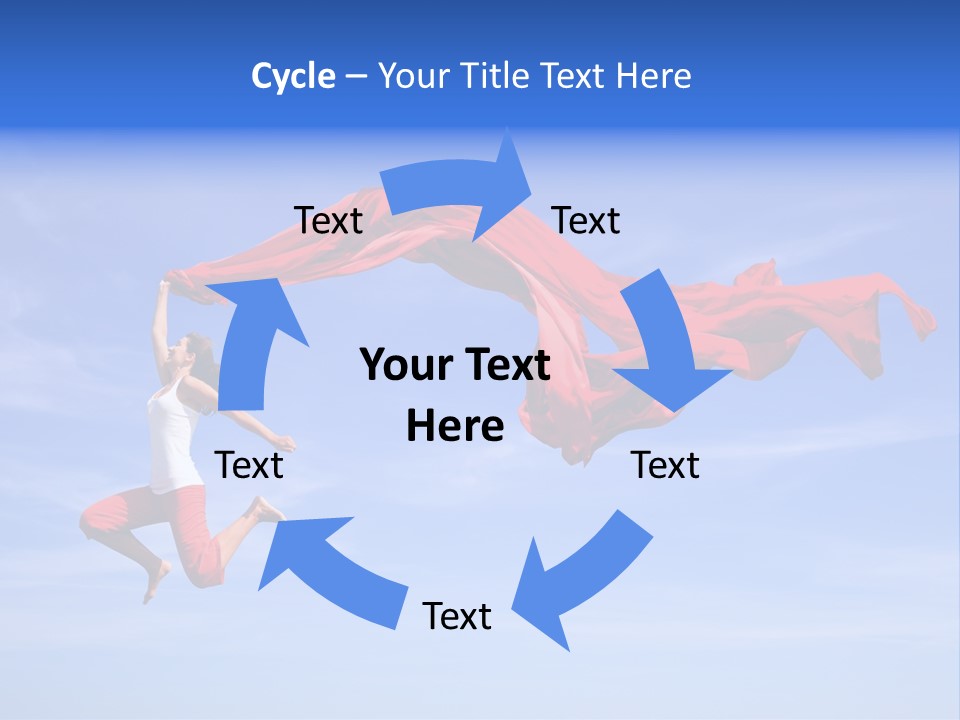 Color Spring Landscape PowerPoint Template