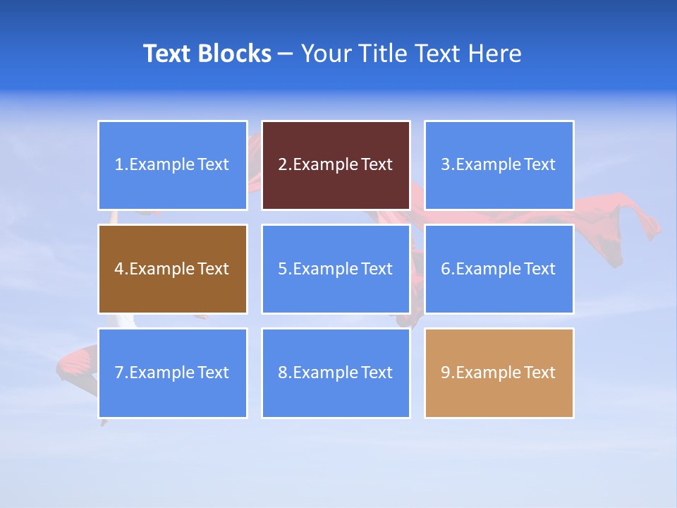 Color Spring Landscape PowerPoint Template