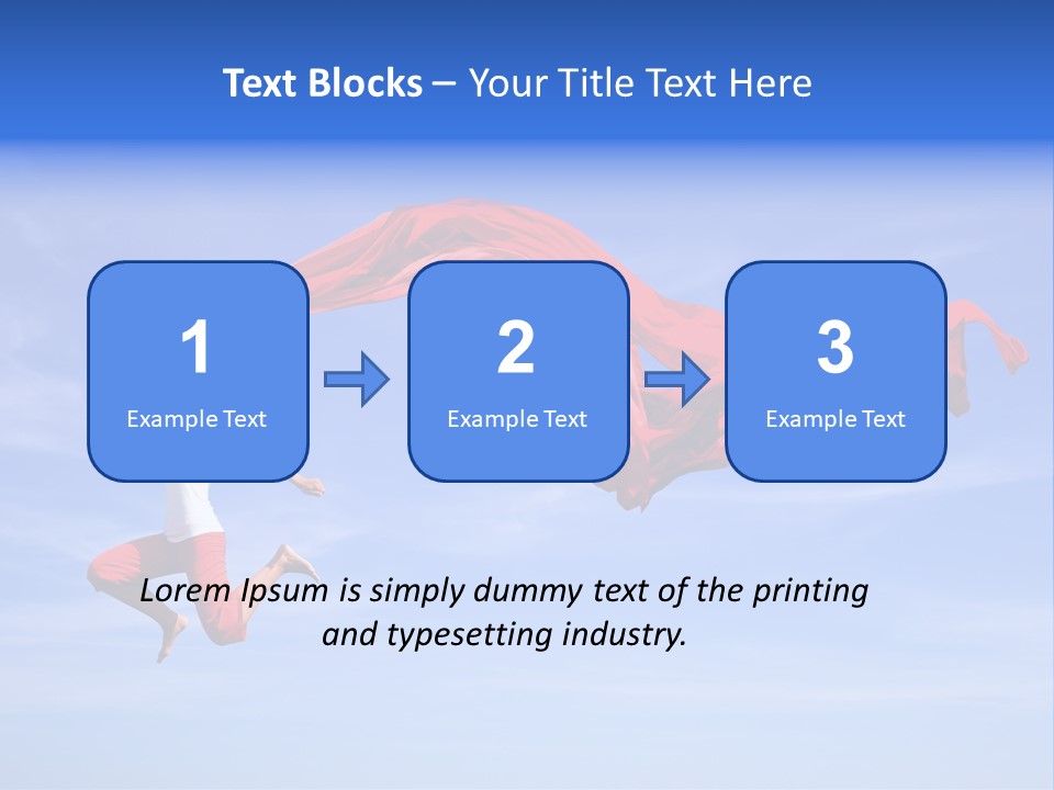 Color Spring Landscape PowerPoint Template