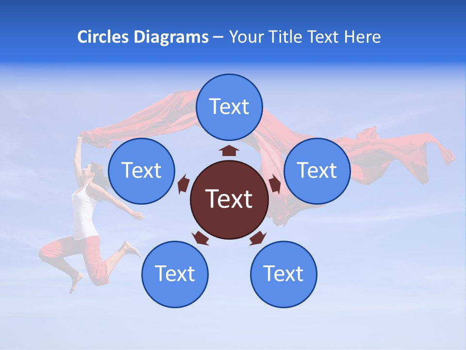 Color Spring Landscape PowerPoint Template