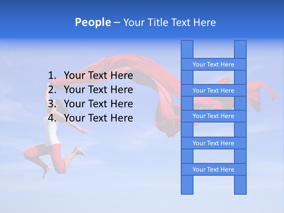 Color Spring Landscape PowerPoint Template