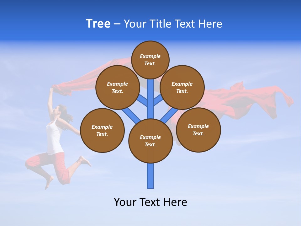 Color Spring Landscape PowerPoint Template