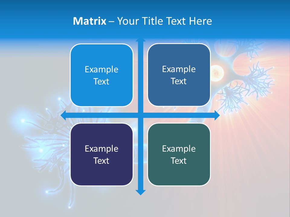 Dendrite Nucleus Brain PowerPoint Template