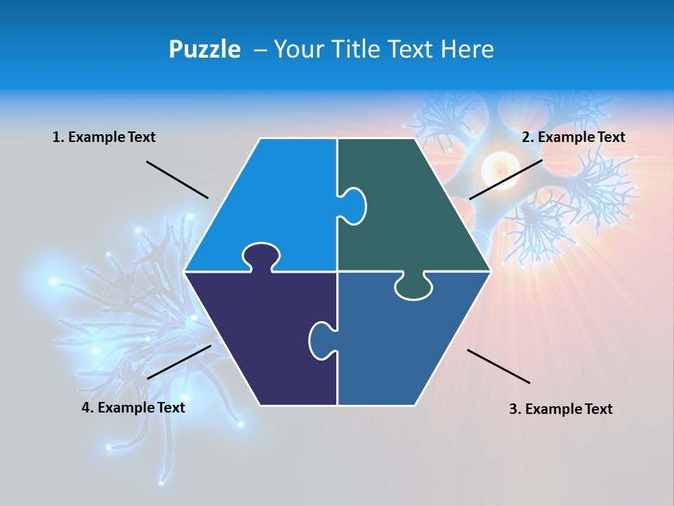 Dendrite Nucleus Brain PowerPoint Template