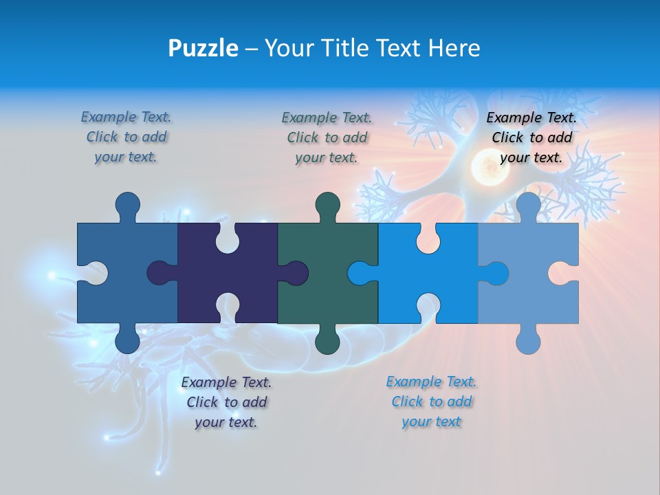 Dendrite Nucleus Brain PowerPoint Template
