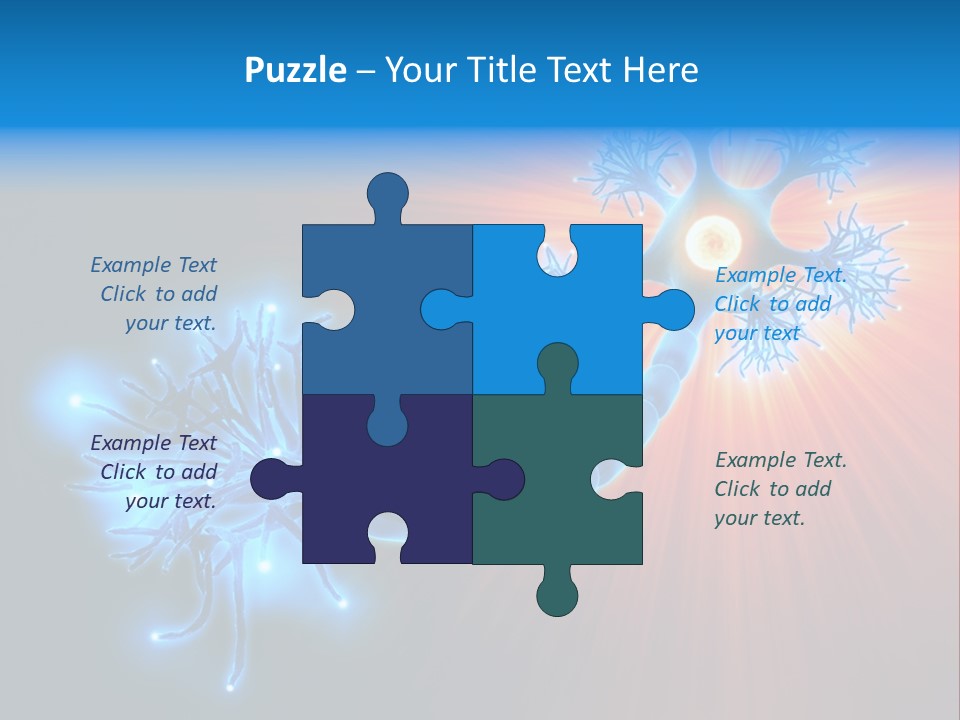 Dendrite Nucleus Brain PowerPoint Template
