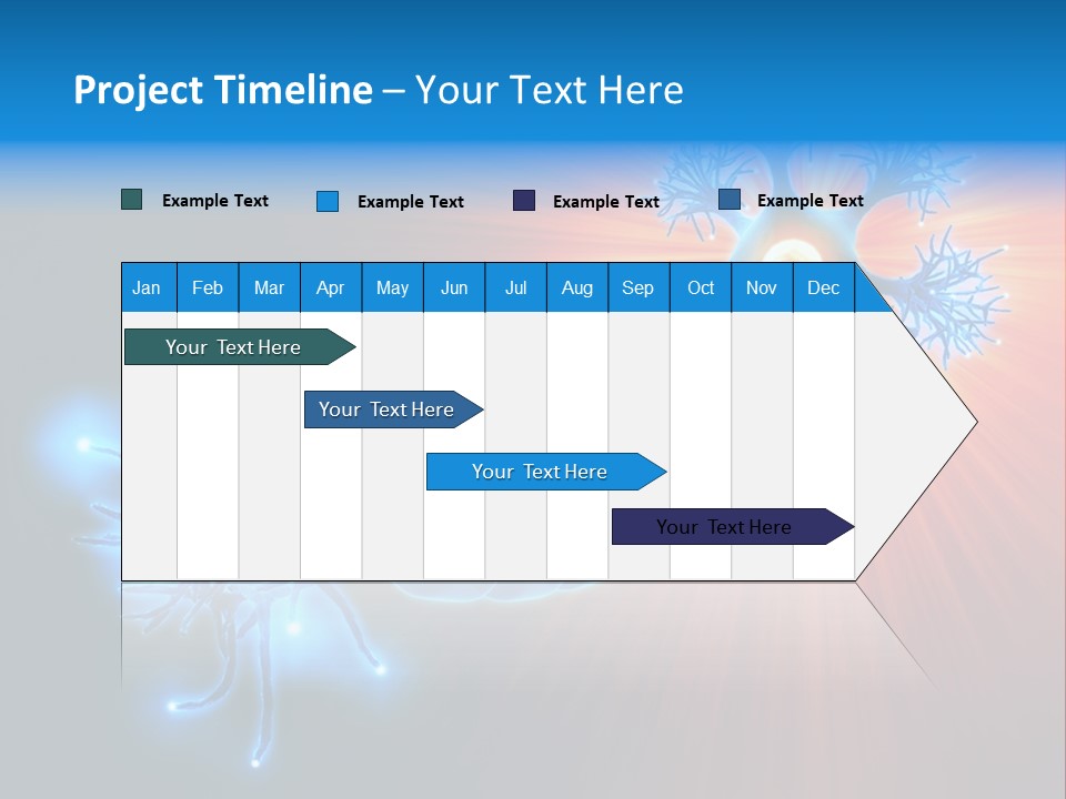 Dendrite Nucleus Brain PowerPoint Template