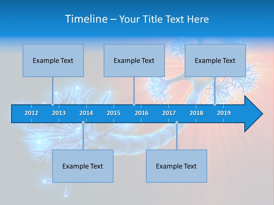 Dendrite Nucleus Brain PowerPoint Template