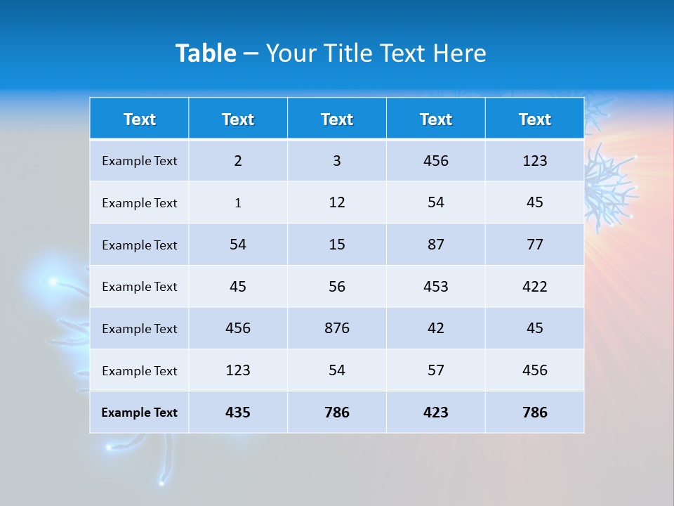 Dendrite Nucleus Brain PowerPoint Template