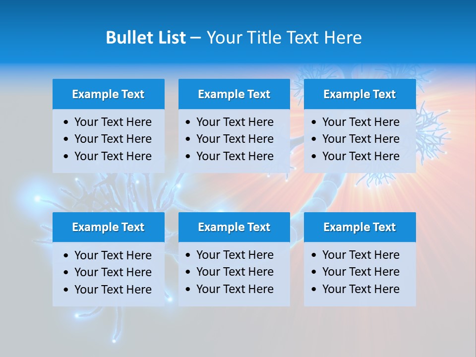 Dendrite Nucleus Brain PowerPoint Template