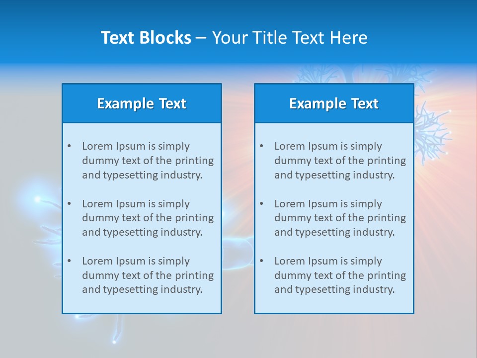Dendrite Nucleus Brain PowerPoint Template