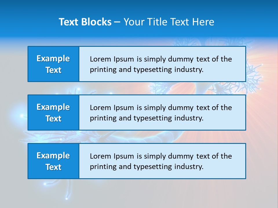 Dendrite Nucleus Brain PowerPoint Template