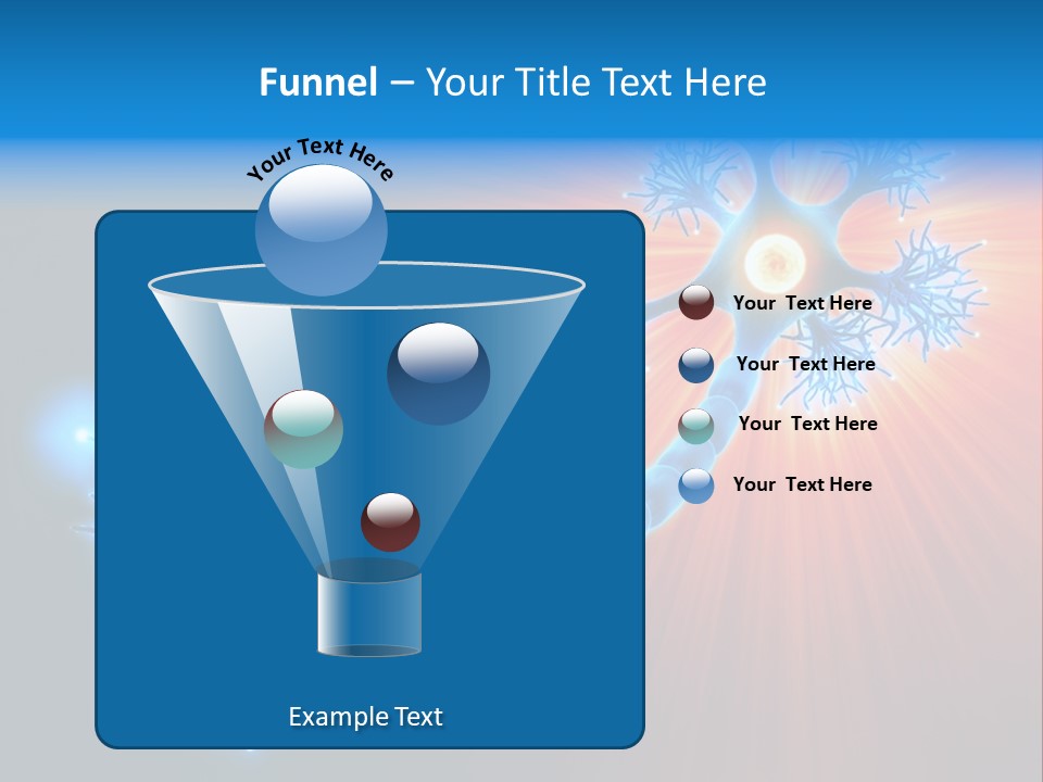 Dendrite Nucleus Brain PowerPoint Template