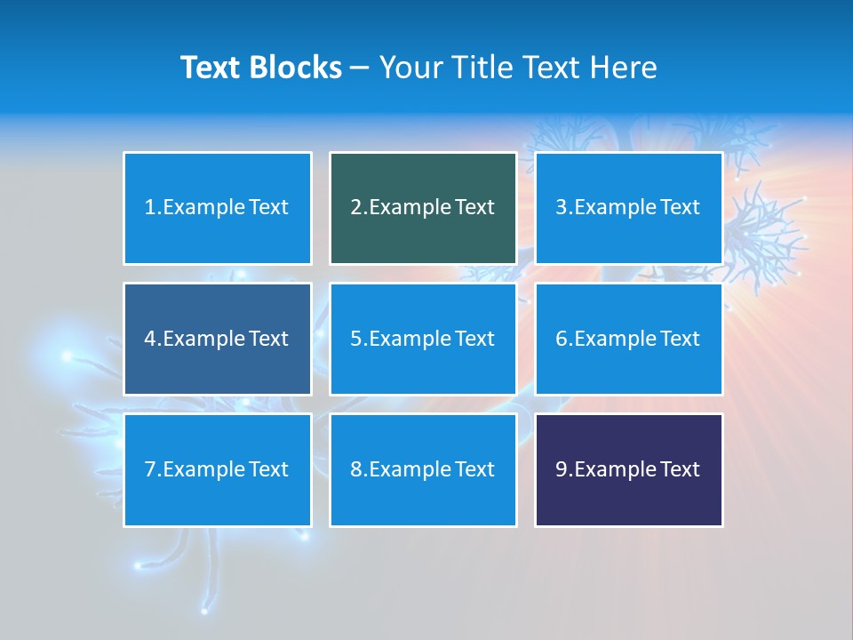 Dendrite Nucleus Brain PowerPoint Template