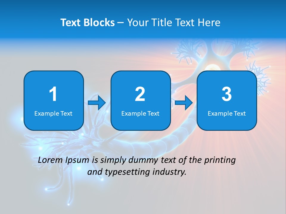 Dendrite Nucleus Brain PowerPoint Template
