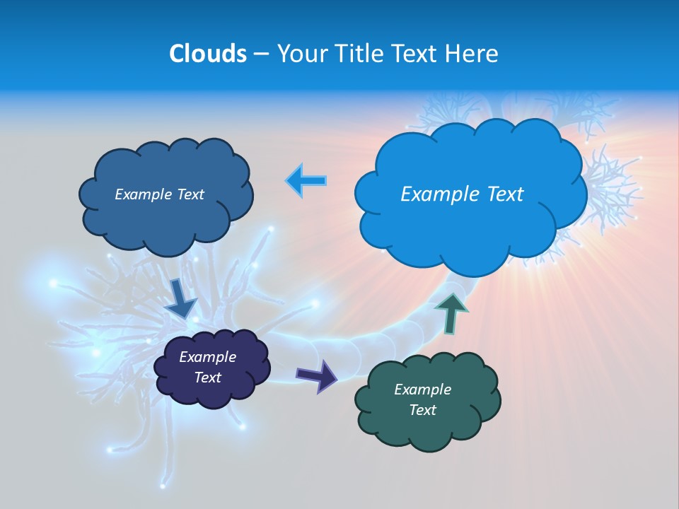 Dendrite Nucleus Brain PowerPoint Template