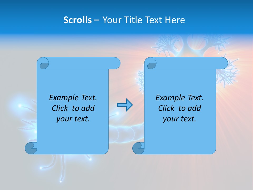 Dendrite Nucleus Brain PowerPoint Template
