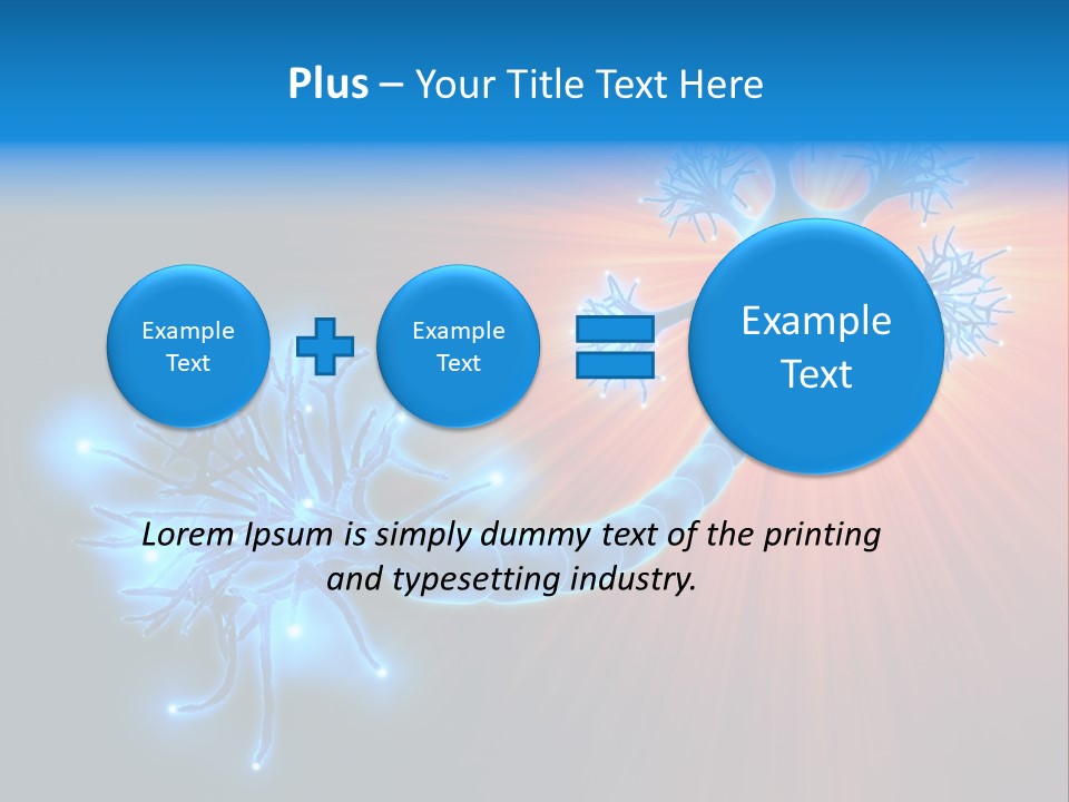 Dendrite Nucleus Brain PowerPoint Template