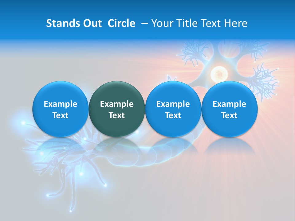 Dendrite Nucleus Brain PowerPoint Template