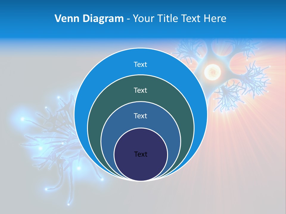 Dendrite Nucleus Brain PowerPoint Template