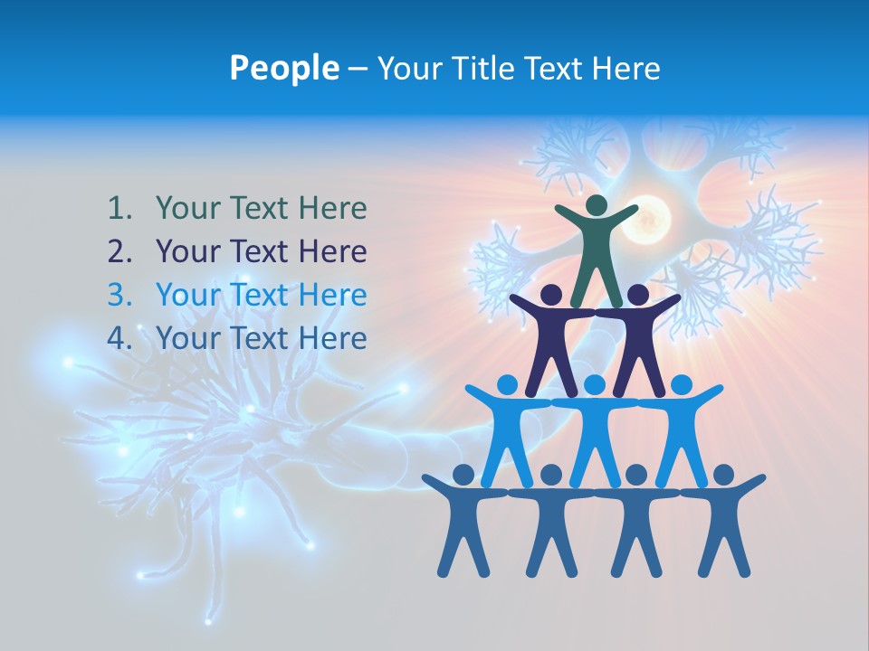 Dendrite Nucleus Brain PowerPoint Template