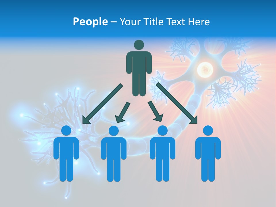 Dendrite Nucleus Brain PowerPoint Template