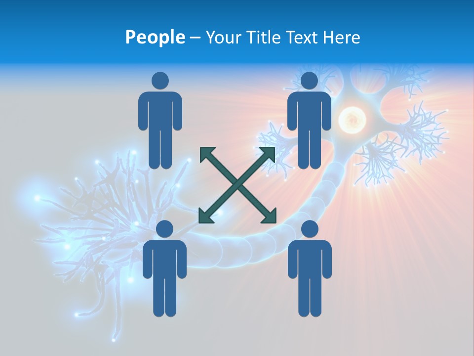 Dendrite Nucleus Brain PowerPoint Template