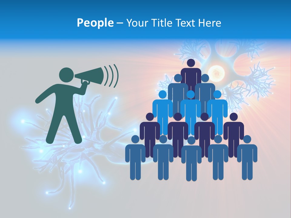 Dendrite Nucleus Brain PowerPoint Template