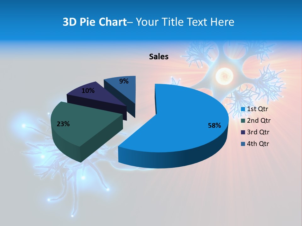 Dendrite Nucleus Brain PowerPoint Template