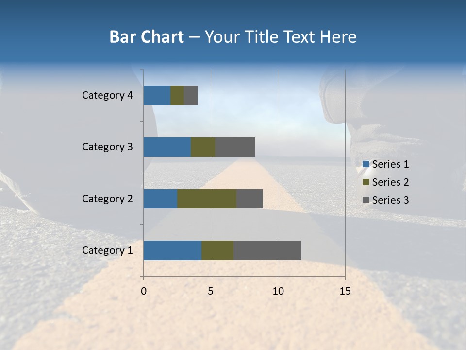 Sunlight Trail Lonely PowerPoint Template