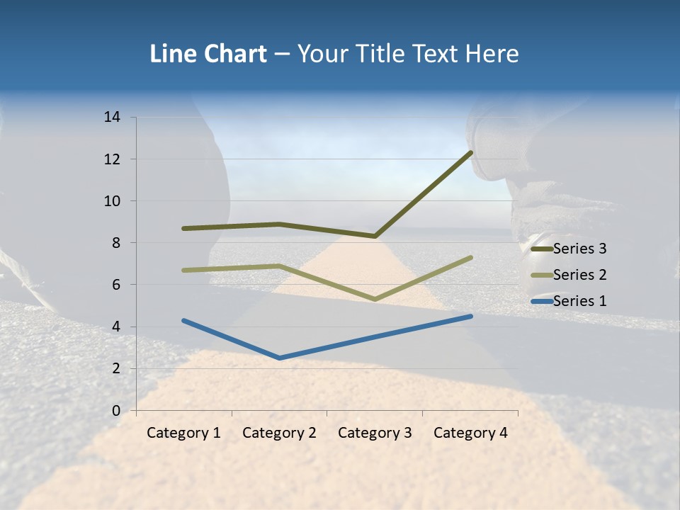 Sunlight Trail Lonely PowerPoint Template
