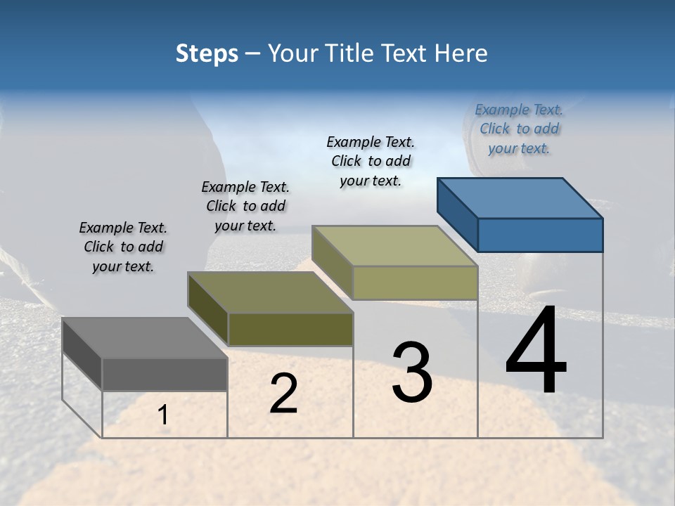 Sunlight Trail Lonely PowerPoint Template