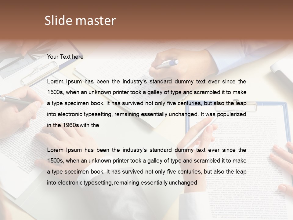 Study Career White PowerPoint Template