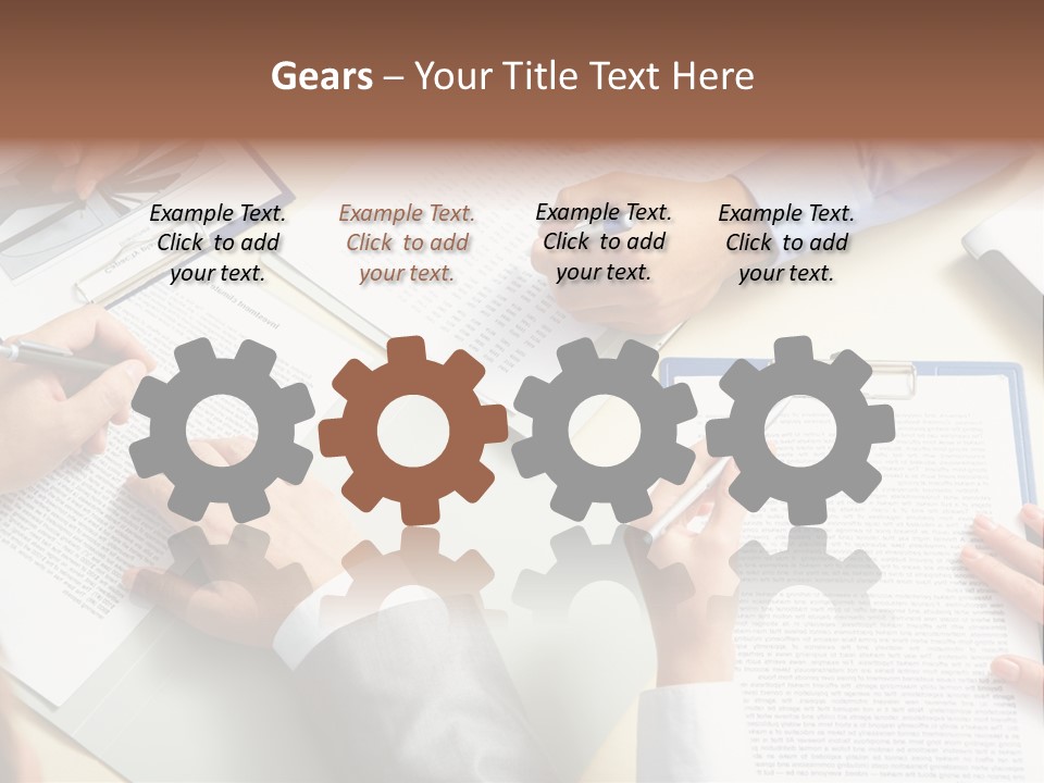 Study Career White PowerPoint Template